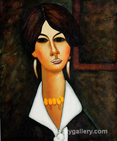 Woman of Algiers by Amedeo Modigliani paintings reproduction